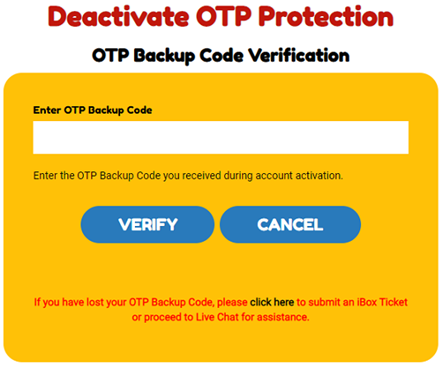 google authenticator lost backup code